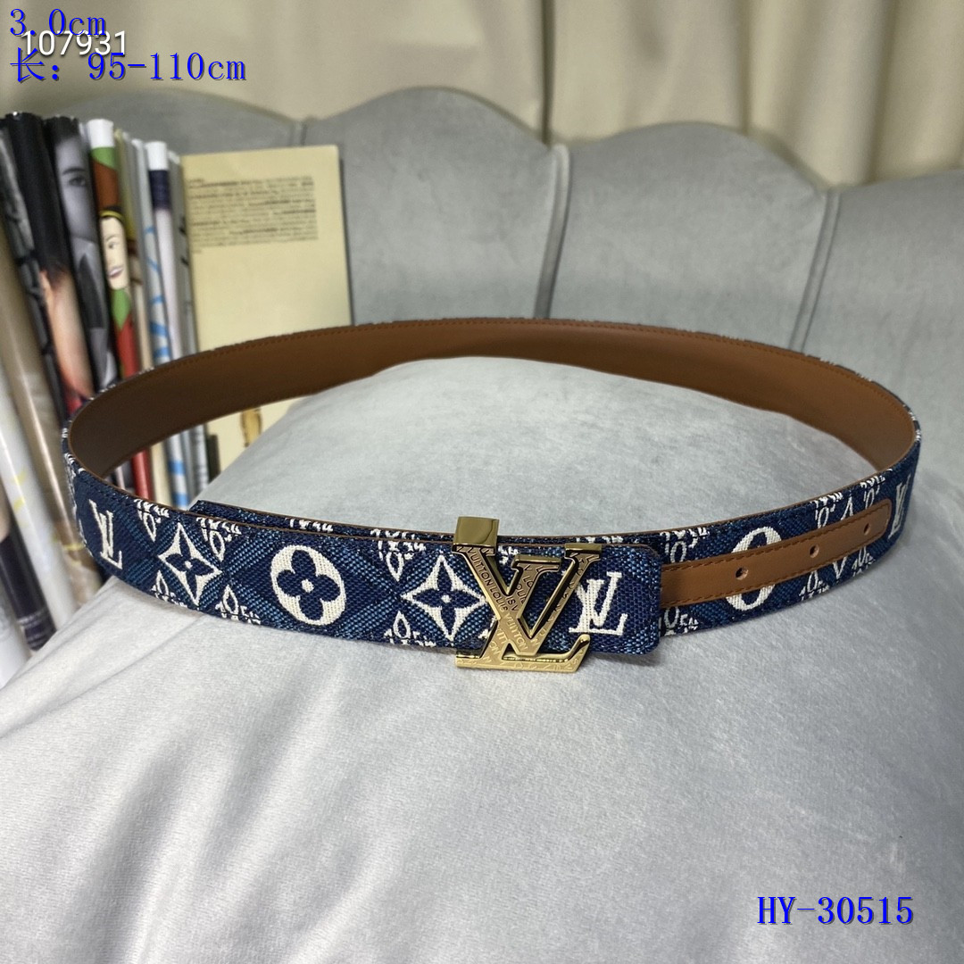 LV Belts 3.0 cm Width 114